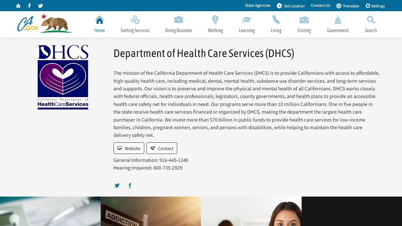 Department of Health Care Services (DHCS) - California